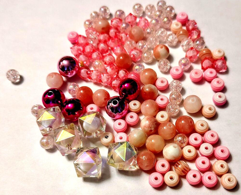 BEAUTIFUL CRAFT AND JEWELRY BEADS SAMPLER